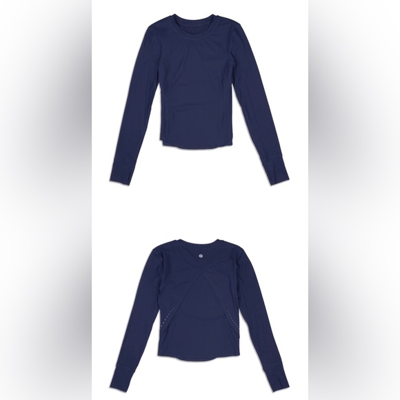 UV Protection Fold-Over Running Long-Sleeve Shirt Size 4 - Picture 1 of 5